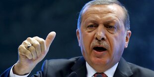 Der türkische Staatspräsident Erdoğan