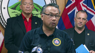 Herman Andaya, Leiter der Katastrophenbehörde auf Maui, während einer Pressekonferenz.