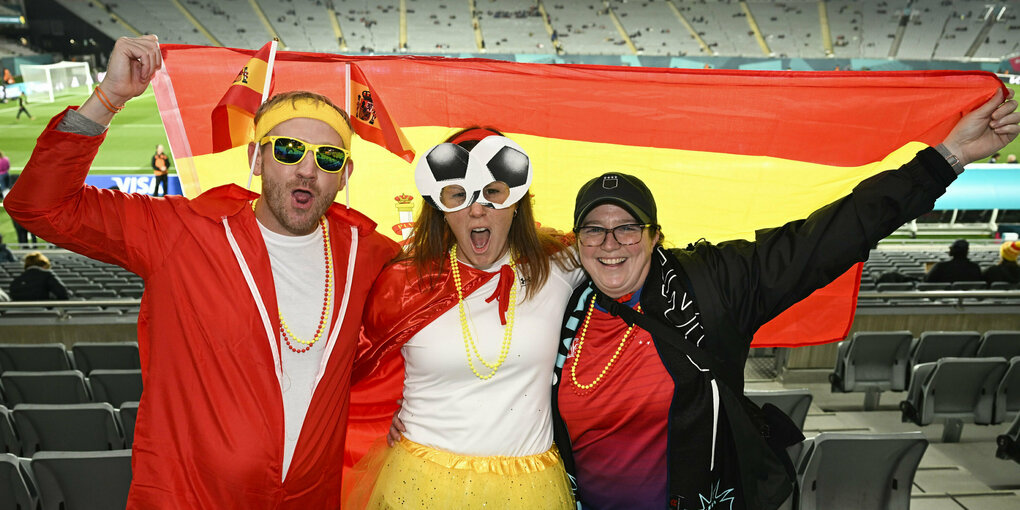 Spanische Fans in Australien