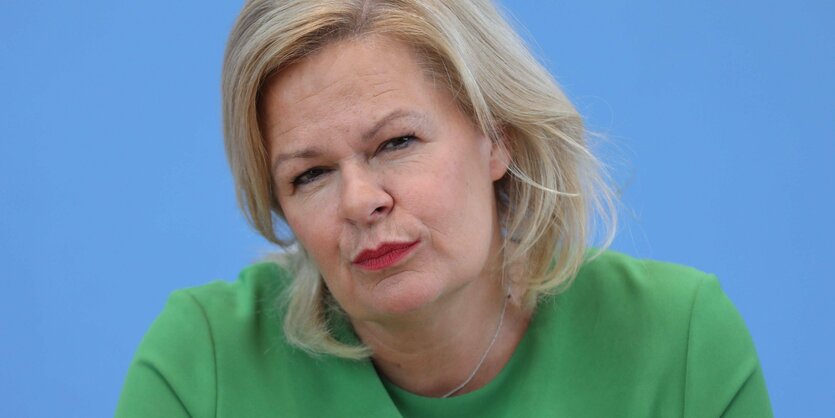 Innenministerin Nancy Faeser.