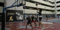 Ein Streetball-Court auf den Philippien