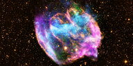 Aufnahme einer deformierten Supernova.