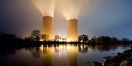 Angestrahltes Atomkraftwerk Grohnde