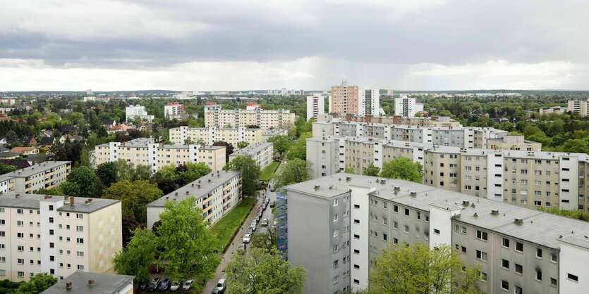 Falkenhagener Feld in Spandau, wo Vonovia und einst die Deutsche Wohnen viele Häuser besitzt