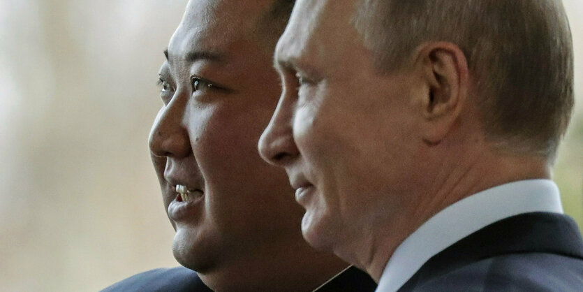 Kim Jong Un und Wladimir Putin.