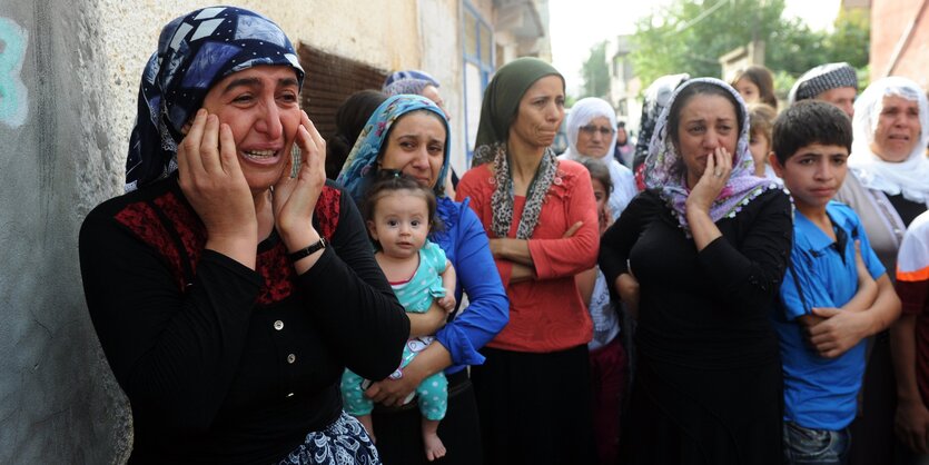 Menschen in Cizre