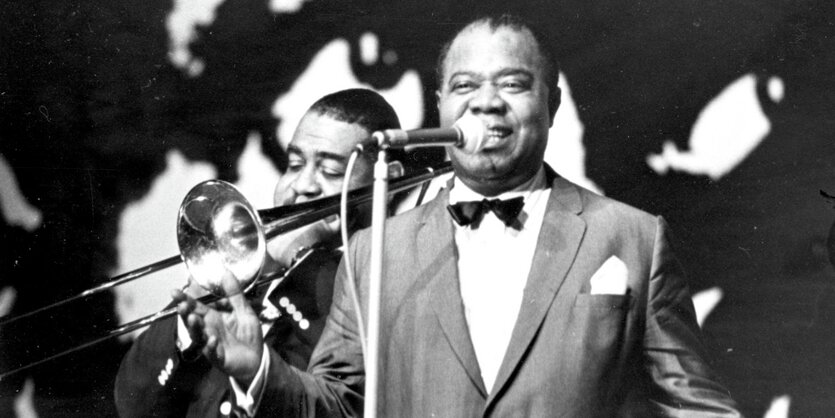 Louis Armstrong auf der Bühne