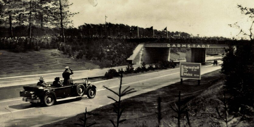 Hitler auf der Autobahn