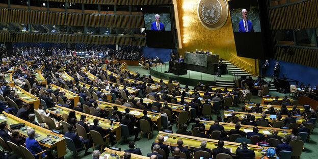Generalversmmlung der UN in New York.