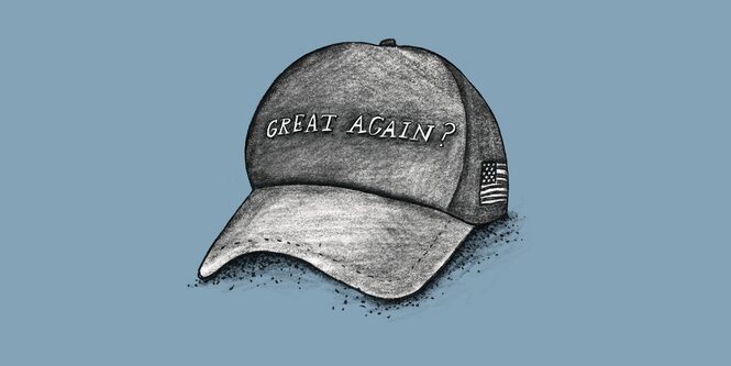 Kappe mit Aufschrift "Great Again"