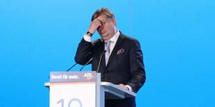 Spitzenkandidat der AfD für die Europawahl Maximilian Krah .