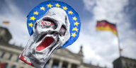 Munchs Schreckensgesicht vor dem Reichstag