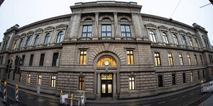 Die Fassade des Landgerichts Braunschweig
