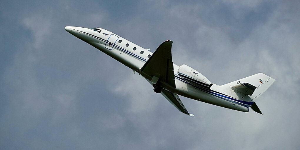 Startender Privatjet