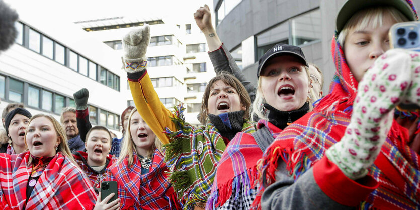 Samen protestieren in Oslo