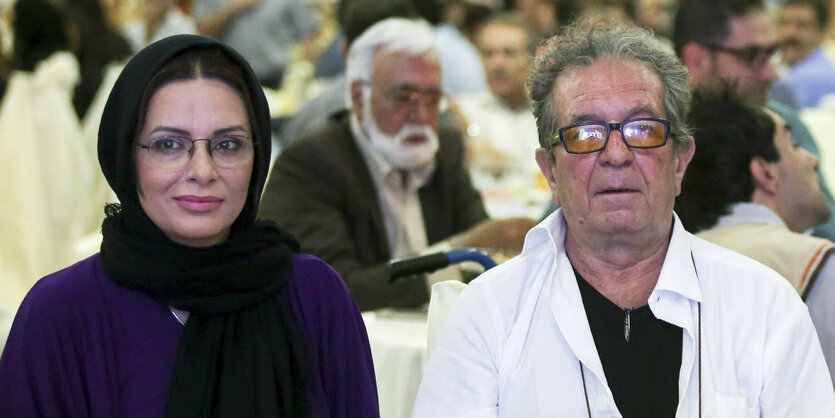 Dariush Mehrjui und Vahideh Mohammadifar.