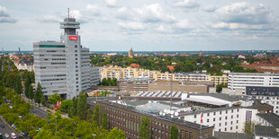 Der RBB-Turm an der Masurenallee