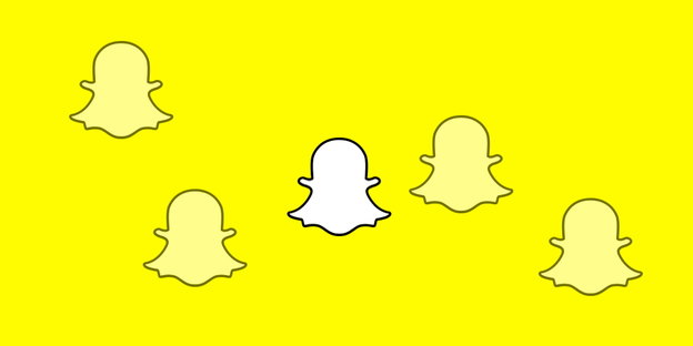 Modifiziertes Snapchat-Logo