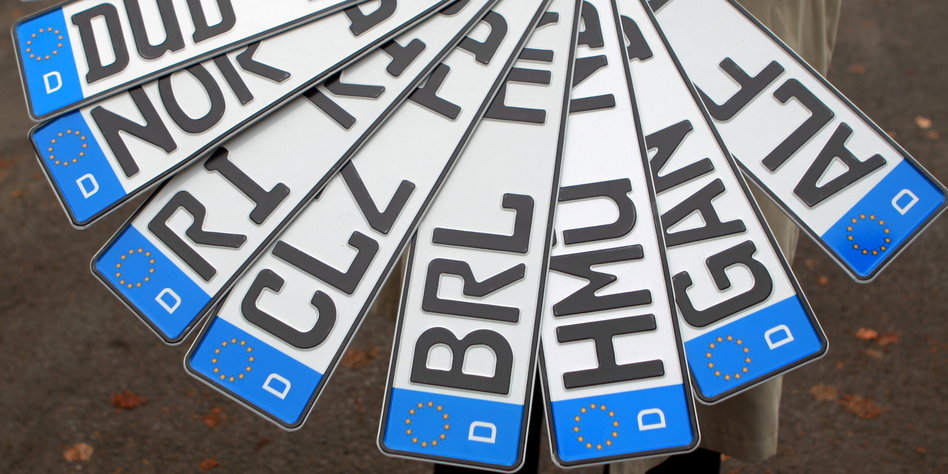 Autokennzeichen in Deutschland – diese Kennzeichen sind verboten