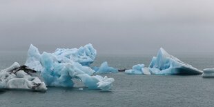 Eisberge im ozean