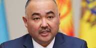Portrait vom kirgisischen Parlamentssprecher