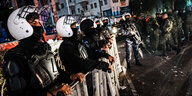 Polizisten in Ramallah.
