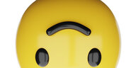 Ein Upside-Down-Emoji