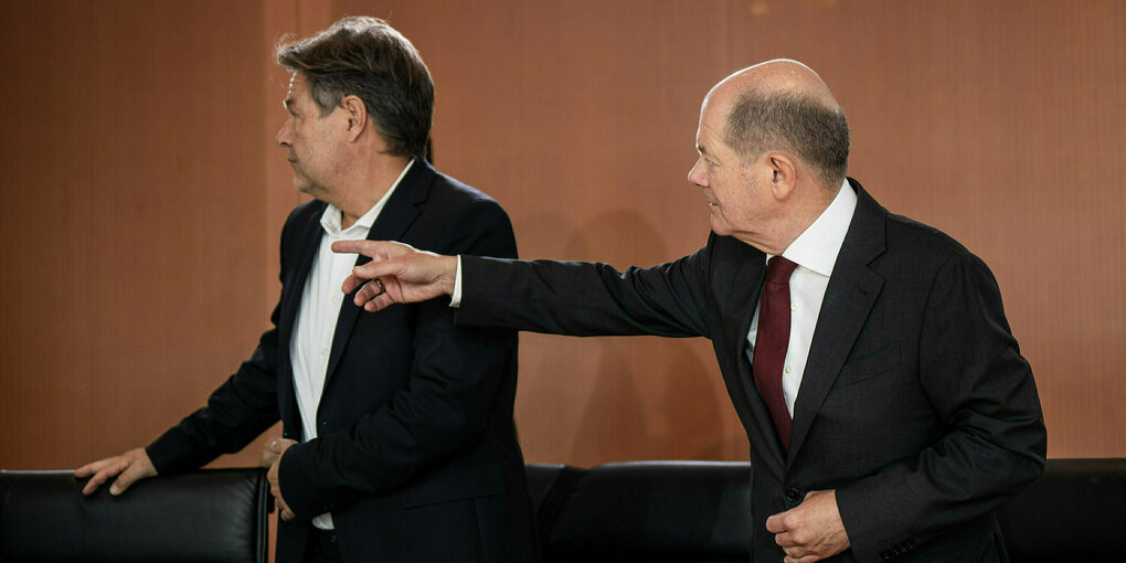 Olaf Scholz und Robert Habeck