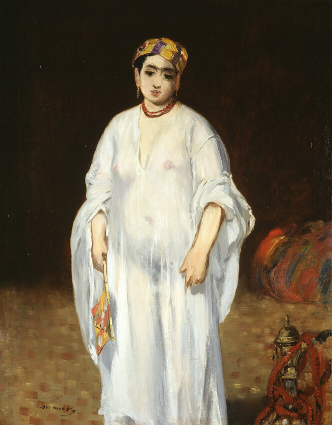 "Sultane" von Édouard Manet, entstanden um 1871