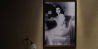 Das Foto von Anne Frank in einem Museum in New Orleans
