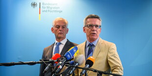 Manfred Schmidt, Thomas de Maizière