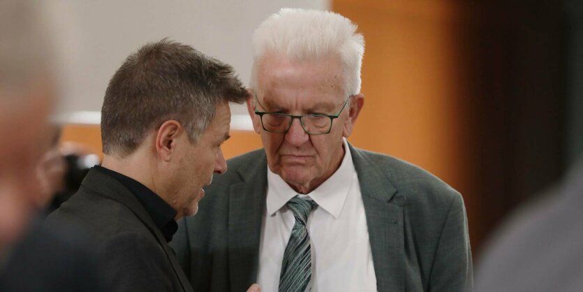 Winfried Kretschmann und Robert Habeck.