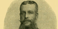 Porträt von Wilhelm Joest auf einer alten Fotografie. Er trägt den Bart gezwirbelt im Stil der Zeit