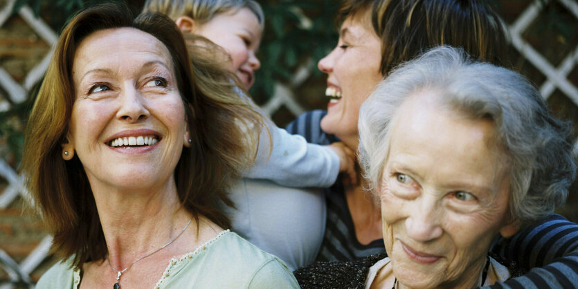 4 Generationen in einem Bild