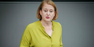 Familienministerin lisa Paus spricht im Deutschen Bundestag