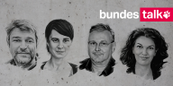 Die Köpfe der tazler*innen Bernd Pickert, Tanja Tricarico, Pascal Beucker und Ulrike Winkelmann