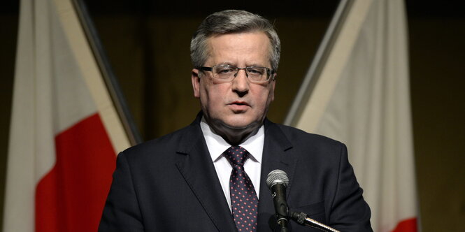 Polens Ex-Präsident Bronislaw Komorowski.