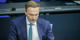 Christian Lindner im Bundestag