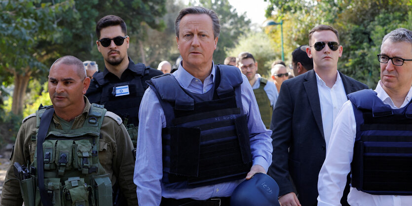 David Cameron in Israel