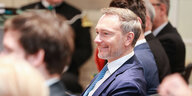 Finanzminister Christian Lindner lächelt