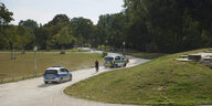 Polizeiautos im Görlitzer Park
