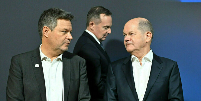 Robert Habeck, Volker Wissing, Olaf Scholz