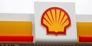 Das gelb-rote Shell-Logo, weltweit eines der größten Mineralöl- und Erdgasunternehmen