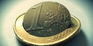 zerbrochene Euromünze