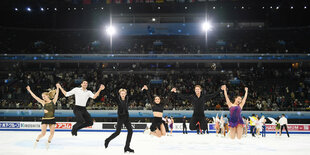 Abschluss-Eislaufen beim Grand Prix in China 2023