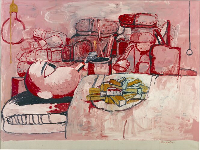 Ein Gemälde von Philip Guston