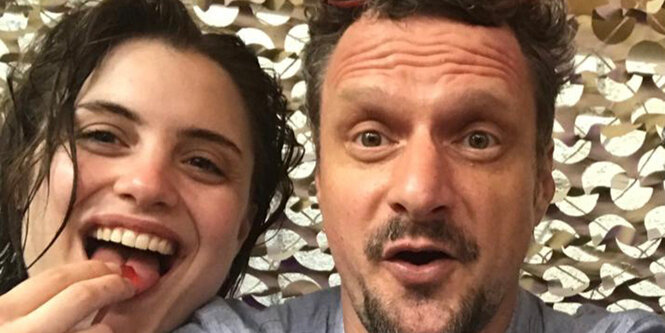 Na sowas: ein Selfie von Sophia Kennedy und DJ Koze