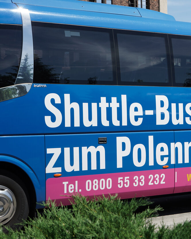 Shuttle-Bus nach Hohenwutzen