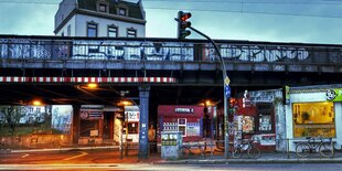 Die Sternbrücke im Abendlicht