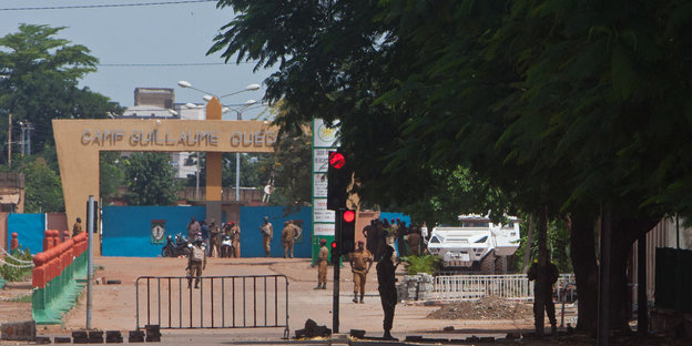 Soldaten in Ouagadougou
